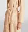 Olivia von Halle Beige Cashmere Logan Robe