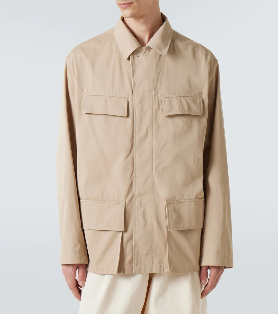 Lemaire - Cotton twill overshirt