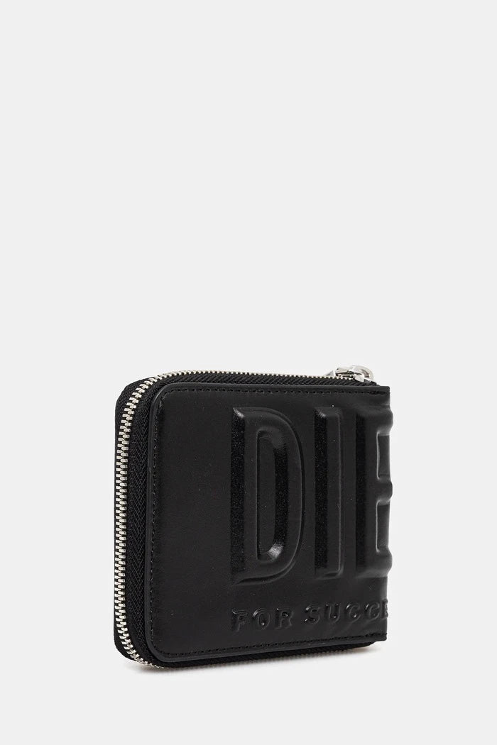 Кожен портфейл Diesel DSL 3D- BI FOLD COIN ZIP XS
