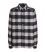 Virgin Wool Check Overshirt