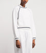 Stretch-Cotton Tennis Sweatshirt