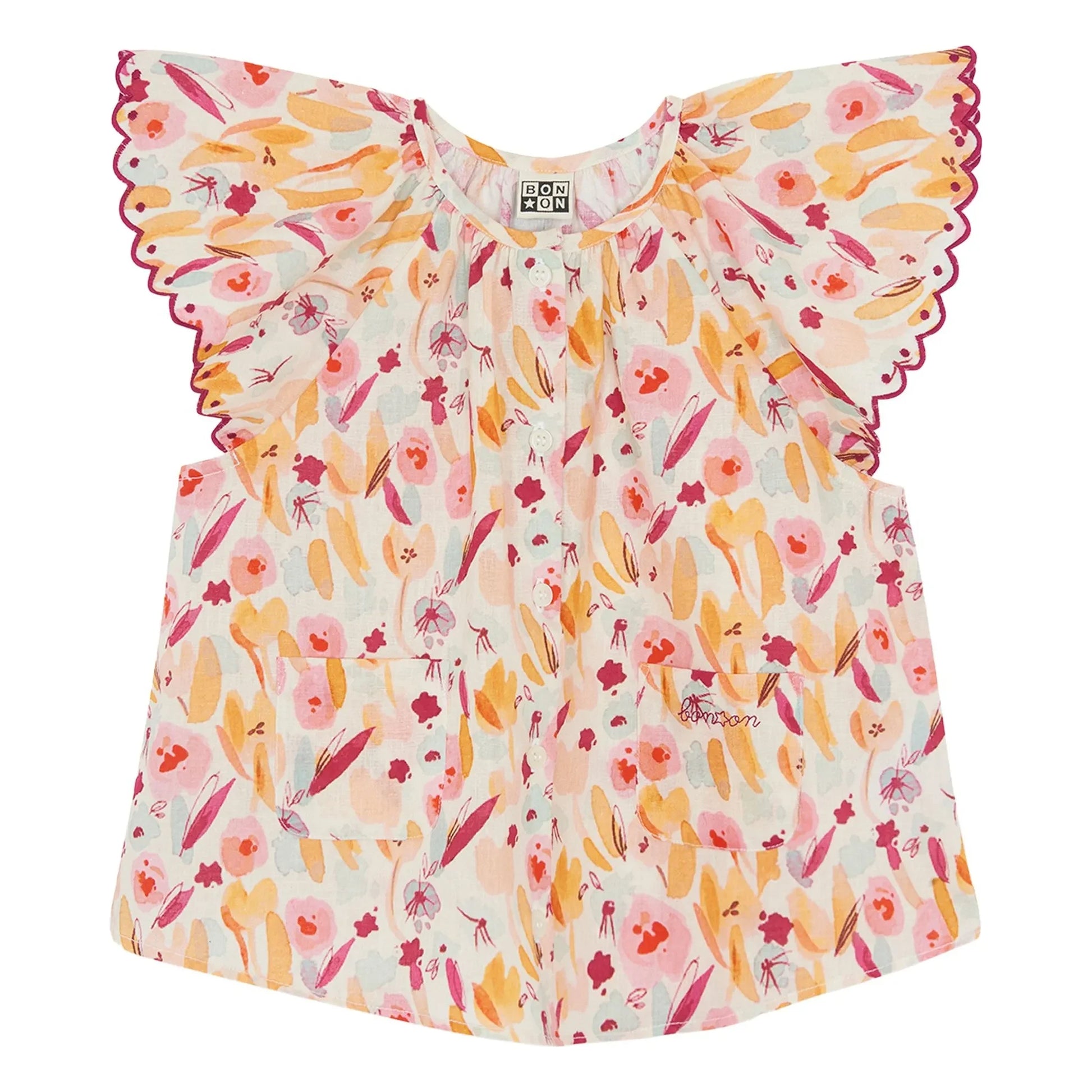 Bonton - Blouse Nuage Fleurie | Ecru