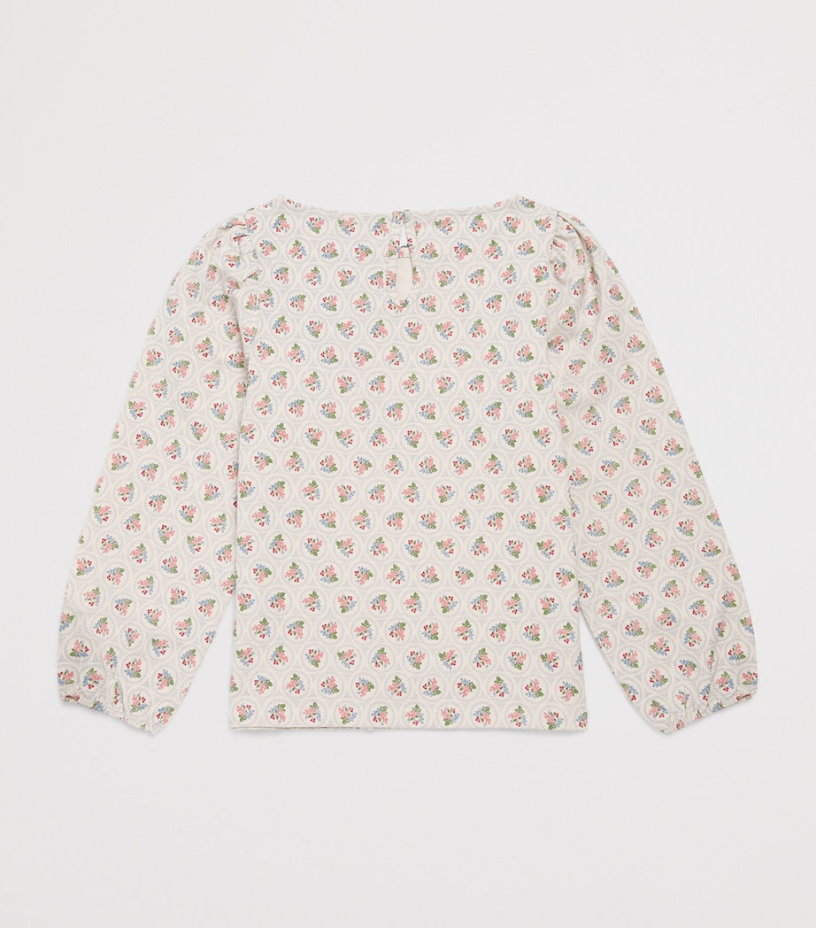 Cotton Floral Print Top (9 Months-4 Years)