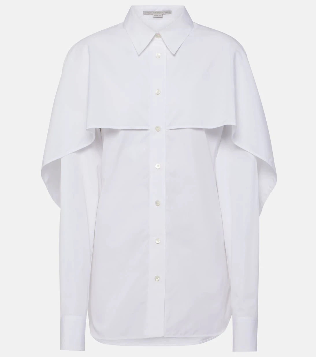 Stella McCartney - Caped cotton blouse
