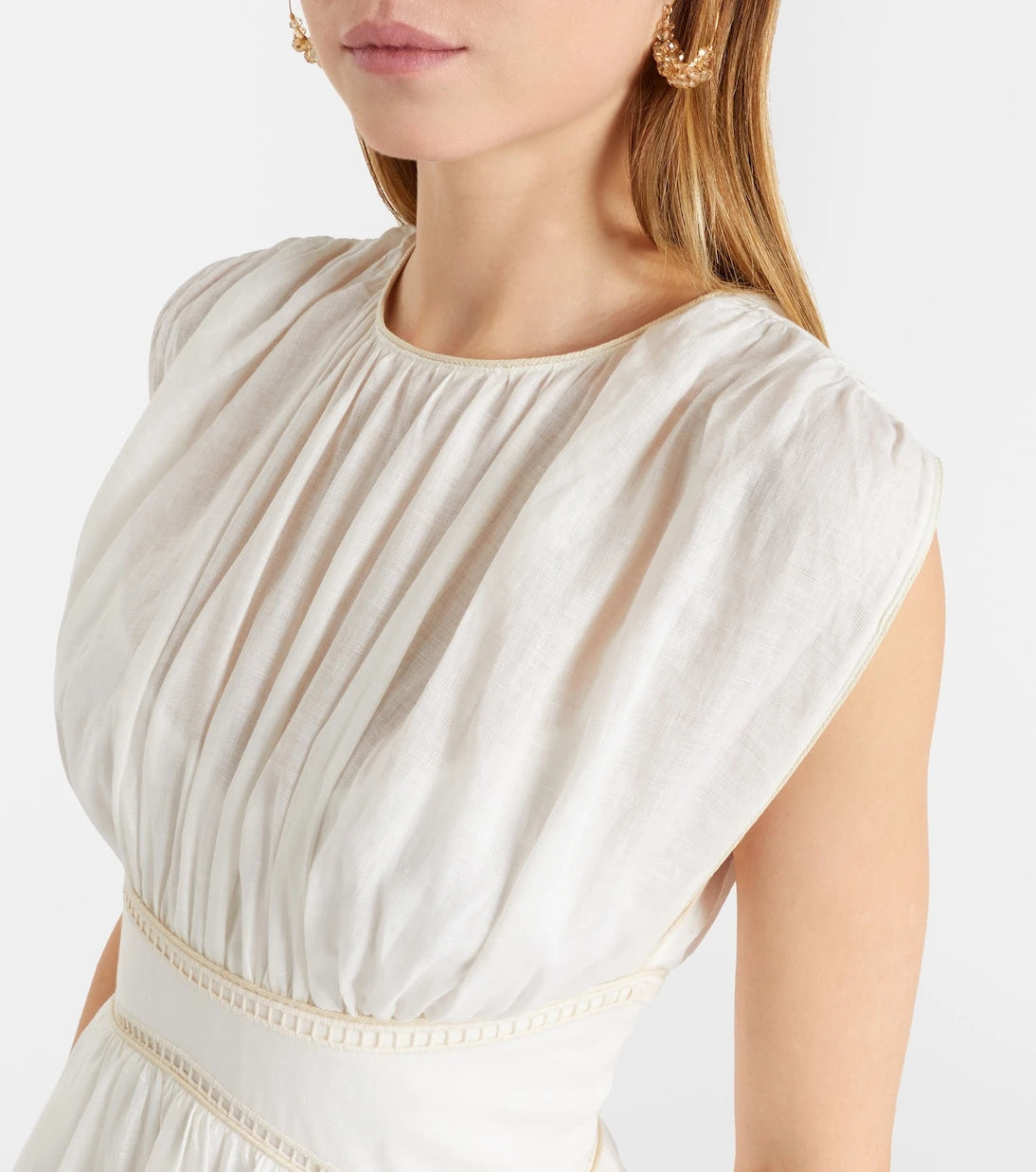 Zimmermann - Daylight embroidered linen maxi dress