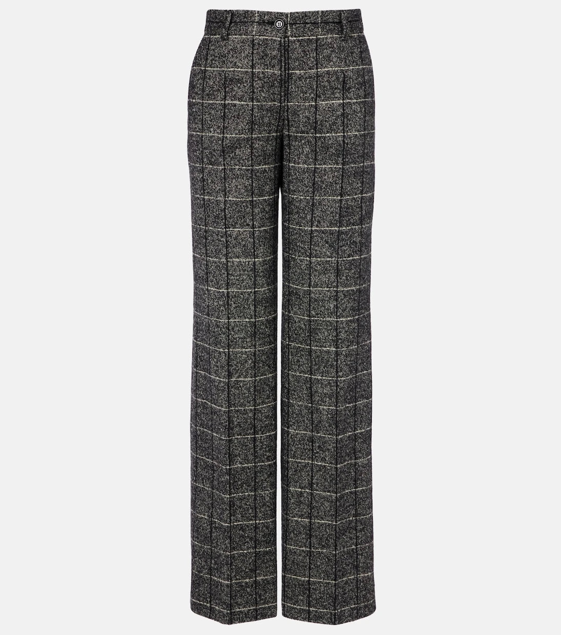 Dolce&Gabbana - High-rise wool-blend wide-leg pants