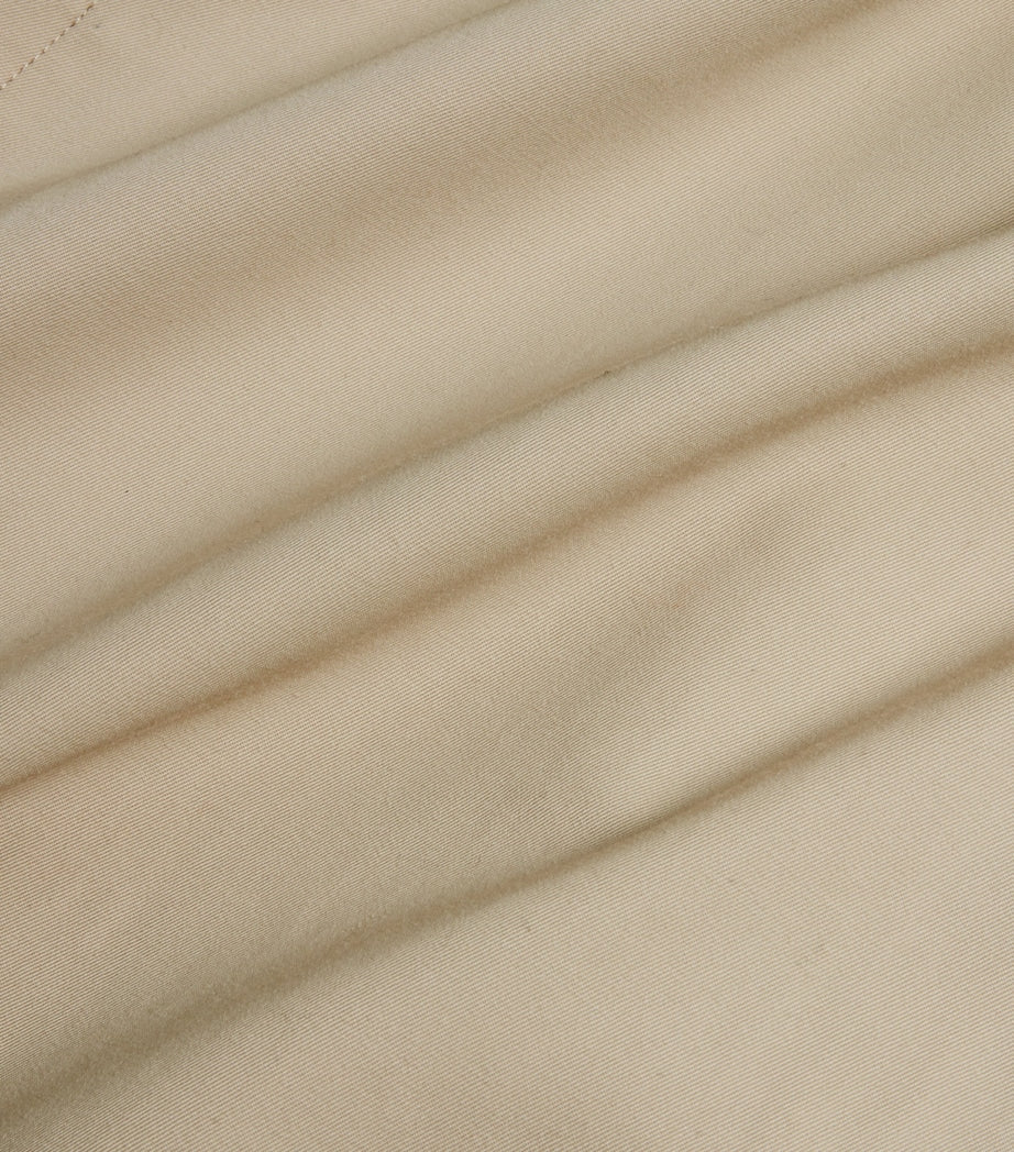 Dunhill Beige Wool Trench Coat