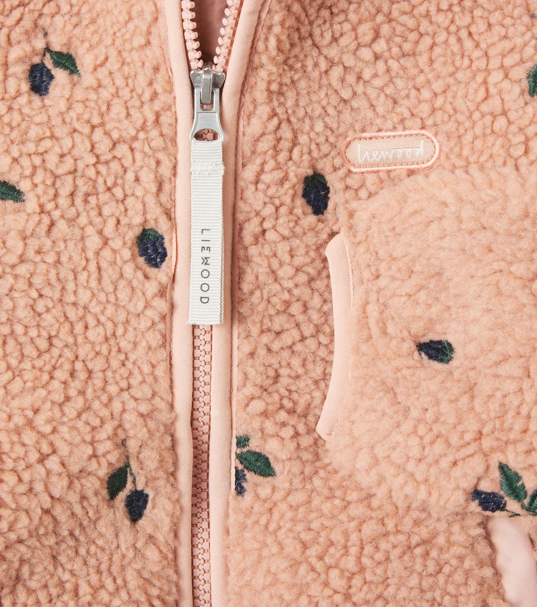 Liewood - Baby Mara embroidered pile jacket