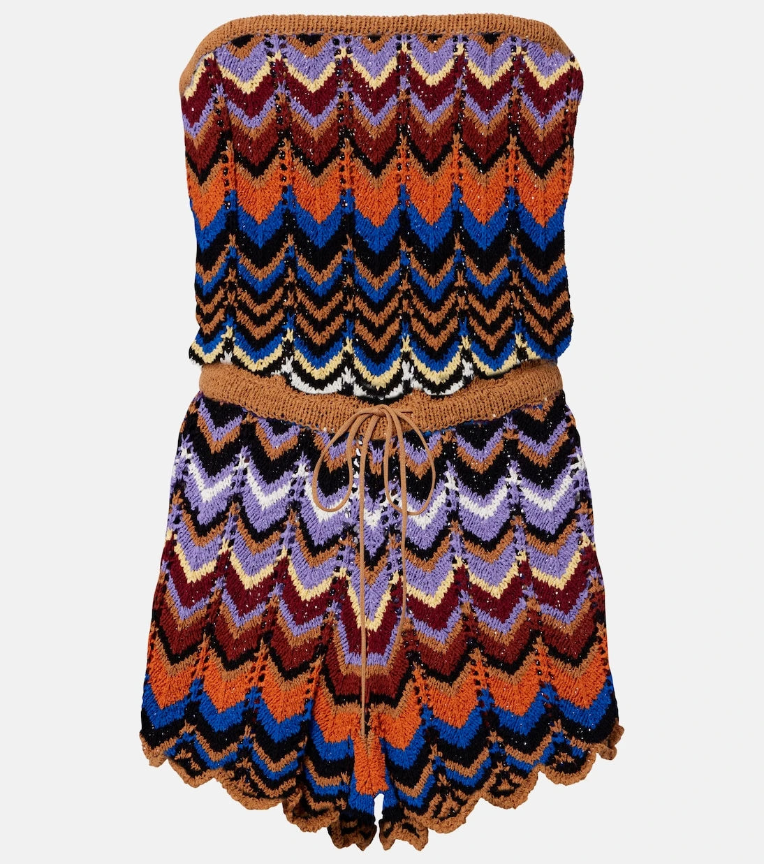 Faithfull - Azul crochet cotton-blend romper