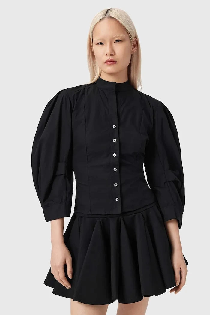 Памучна риза AllSaints MAUD