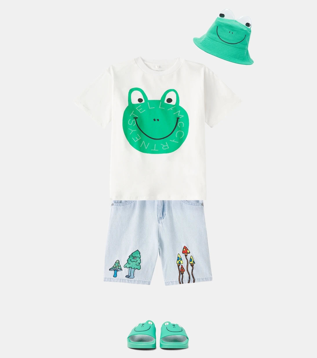 Stella McCartney Kids - Frog cotton bucket hat