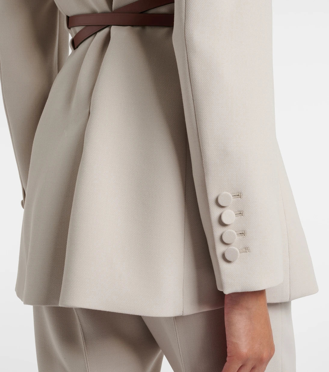 Gabriela Hearst - Belted wool blazer