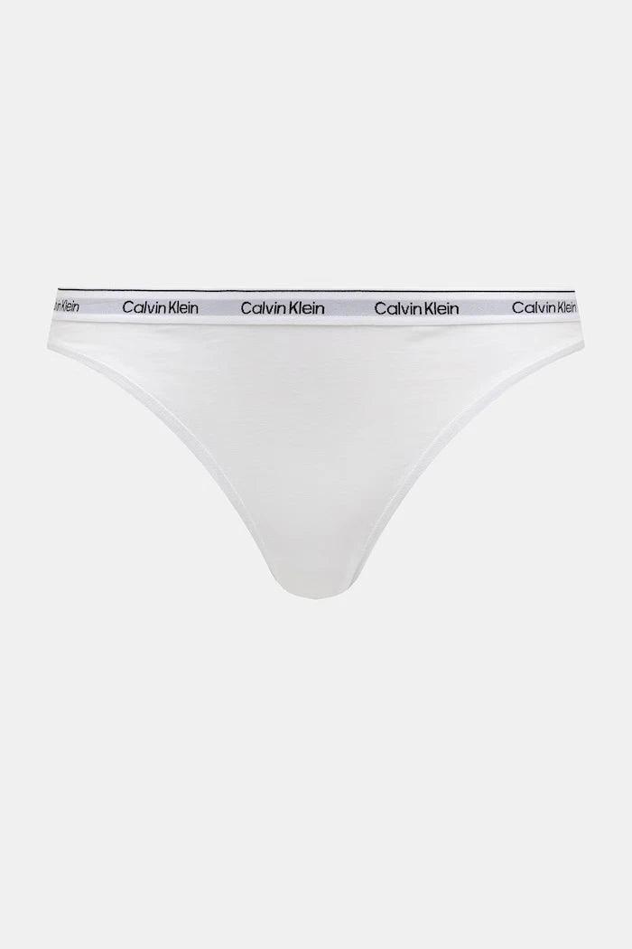 Calvin Klein Underwear kadın pamuklu elastan bikini 3'lü