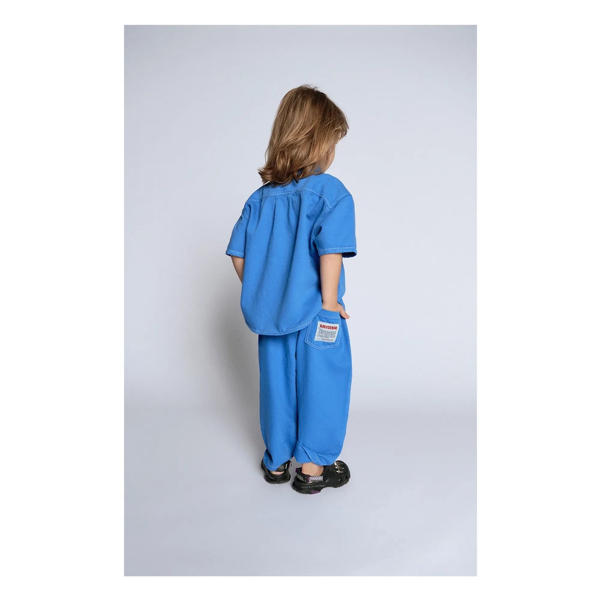 American Vintage - Pusway Organic Cotton Drawstring Jeans | Blue