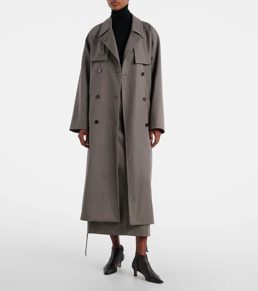 The Row - Rhydian virgin wool gabardine trench coat