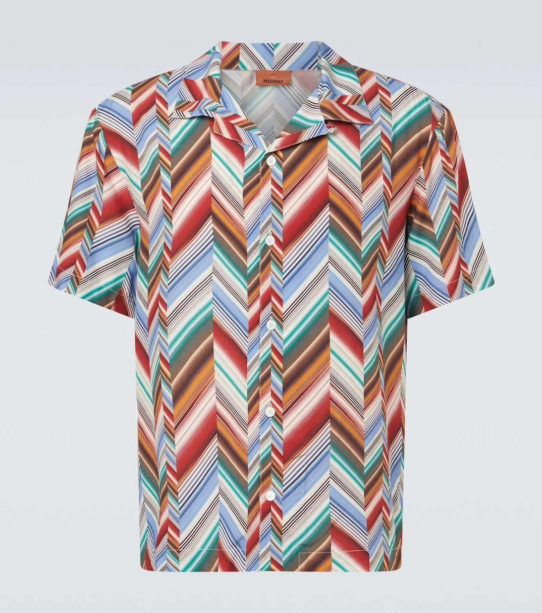 Missoni - Zigzag bowling shirt