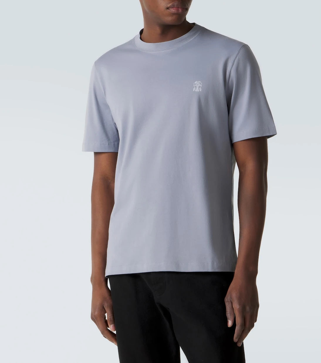 Brunello Cucinelli - Logo cotton jersey T-shirt