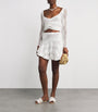 White Knitted Haze Mini Skirt