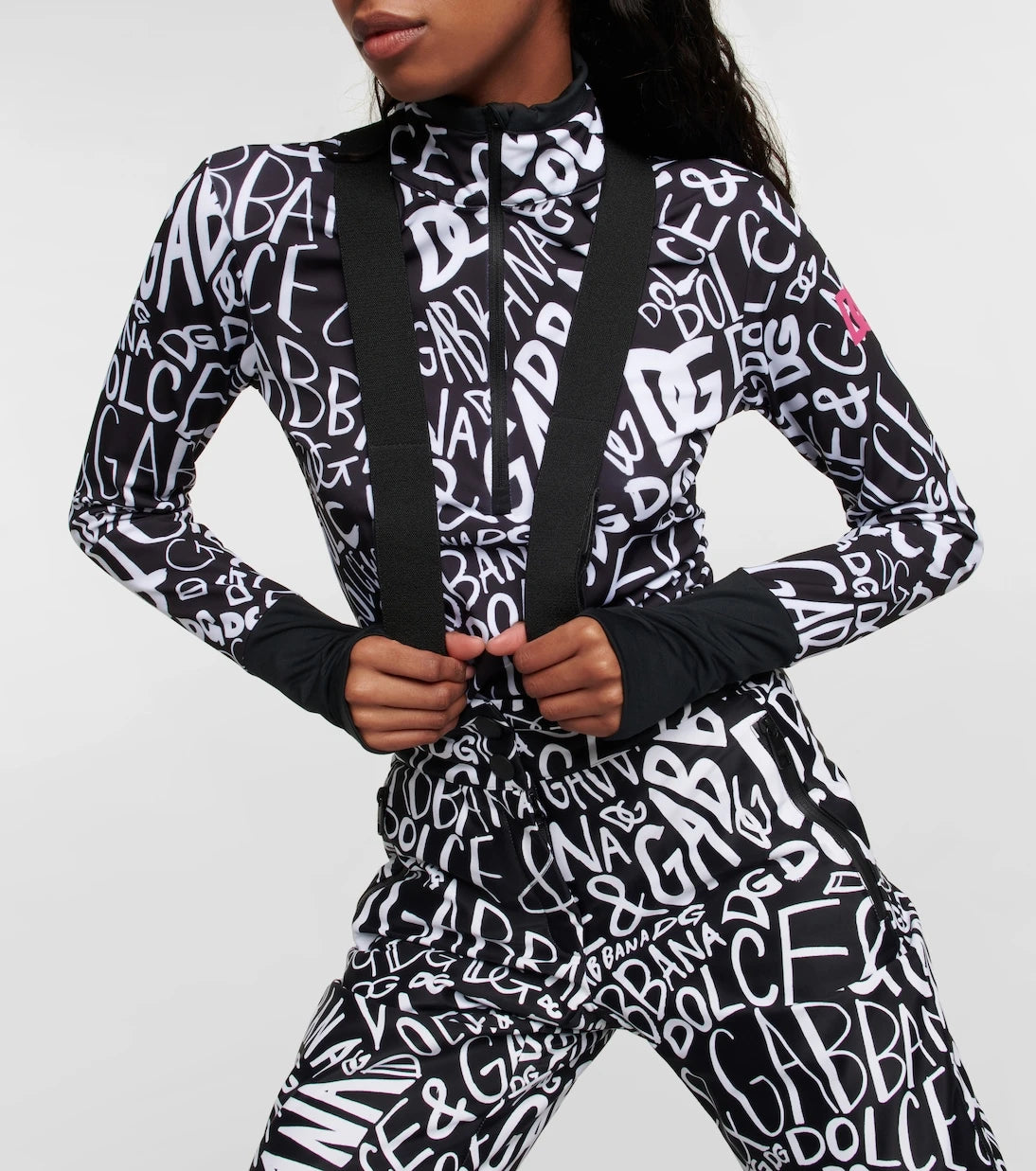 Dolce&Gabbana - Logo-print ski salopettes