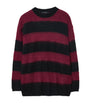 AllSaints Black Onyx Stripe Sweater
