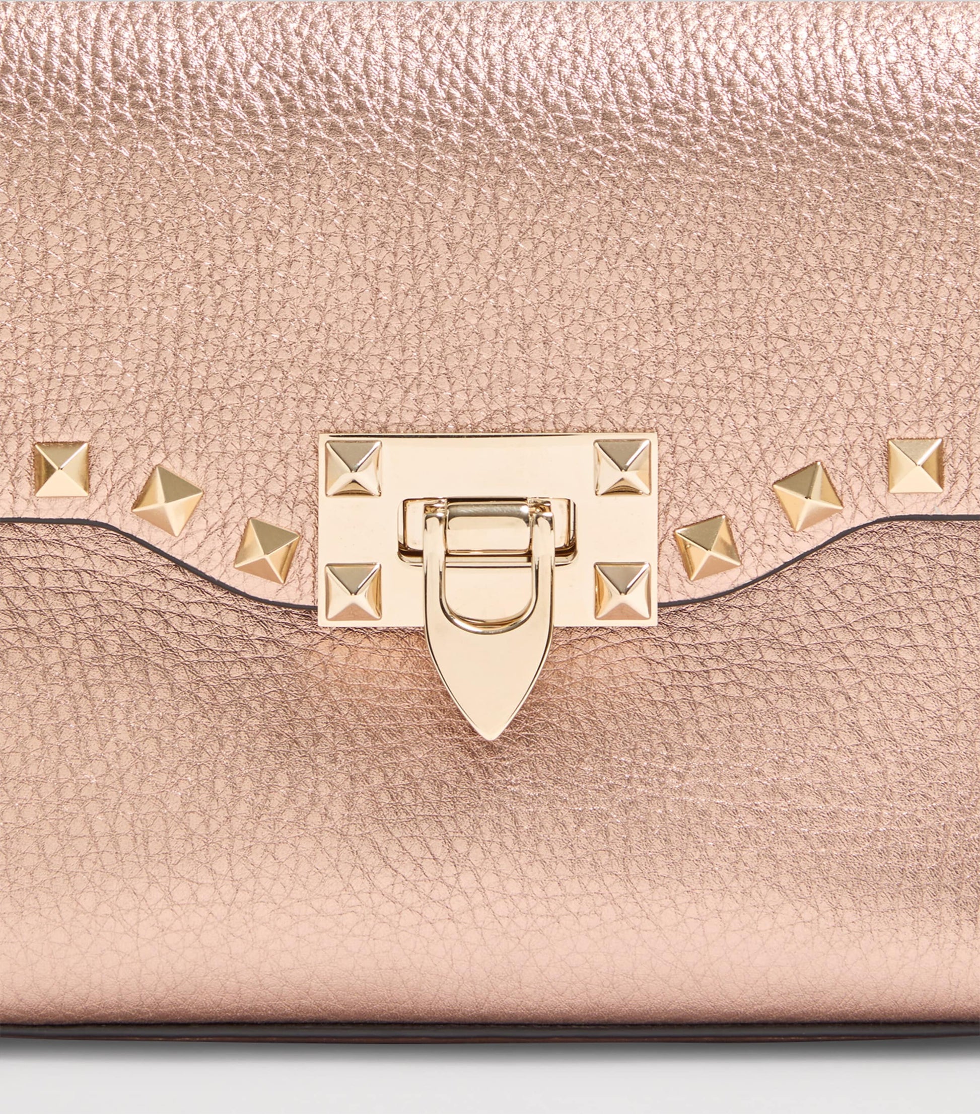 Valentino Garavani Small Leather Rockstud Shoulder Bag