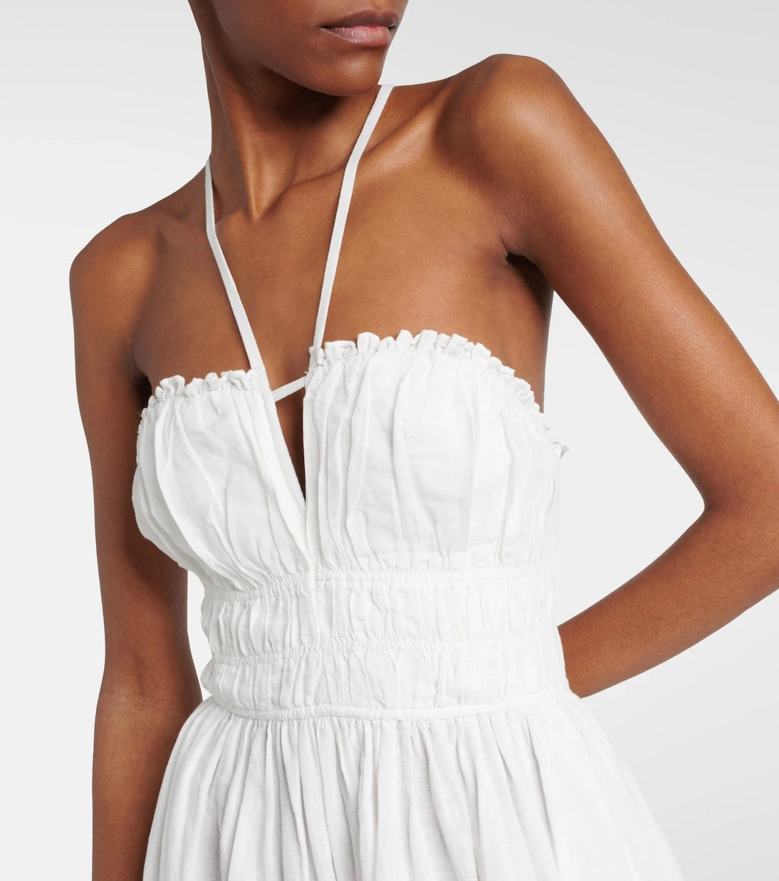 Ulla Johnson - Beatrice linen and cotton midi dress
