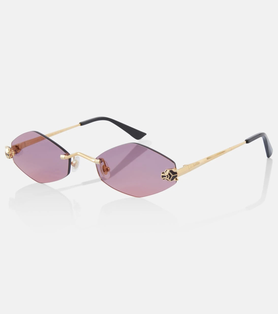 Cartier Eyewear Collection - Panthère de Cartier geometric sunglasses