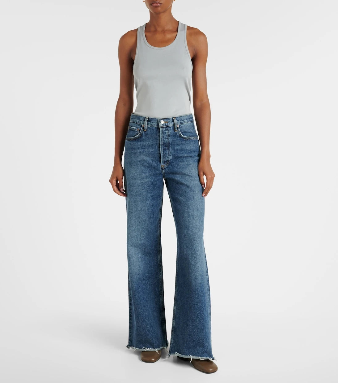 Agolde - Dame high-rise wide-leg jeans