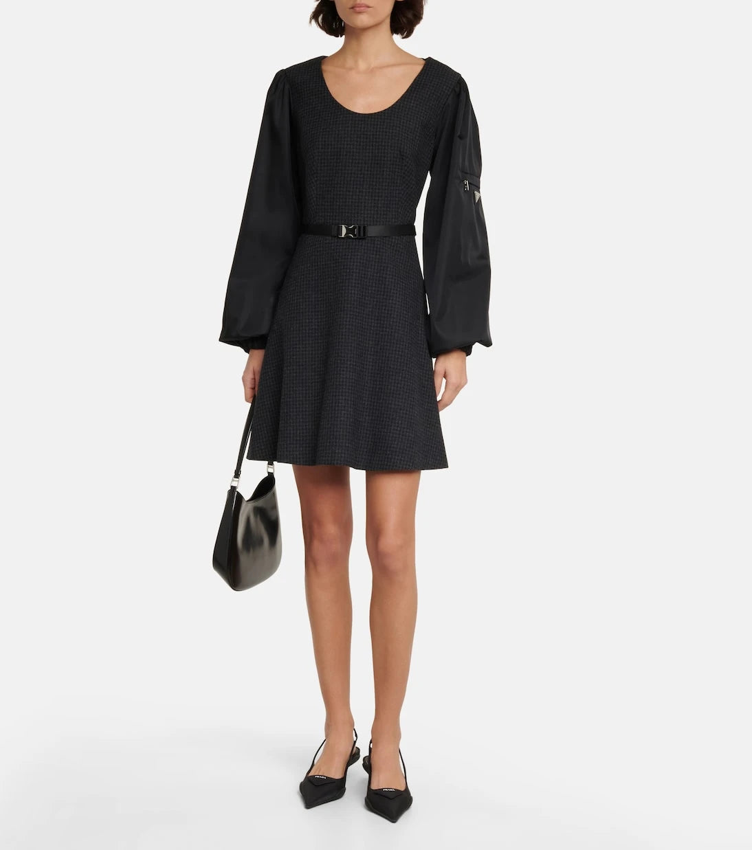 Prada - Checked minidress
