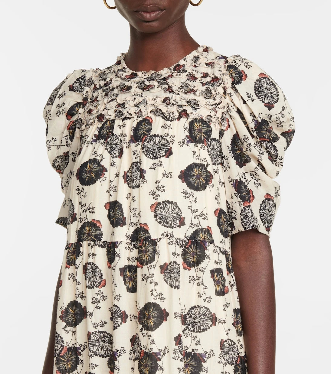 Ulla Johnson - Cassian floral cotton-blend midi dress
