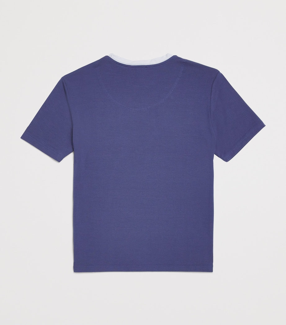 Homebody Kids Smith Contrast-Trim Pyjama T-Shirt (4 - 16 Years)