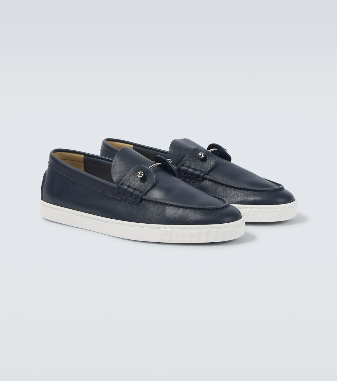Christian Louboutin - Chambeliboat leather boat shoes