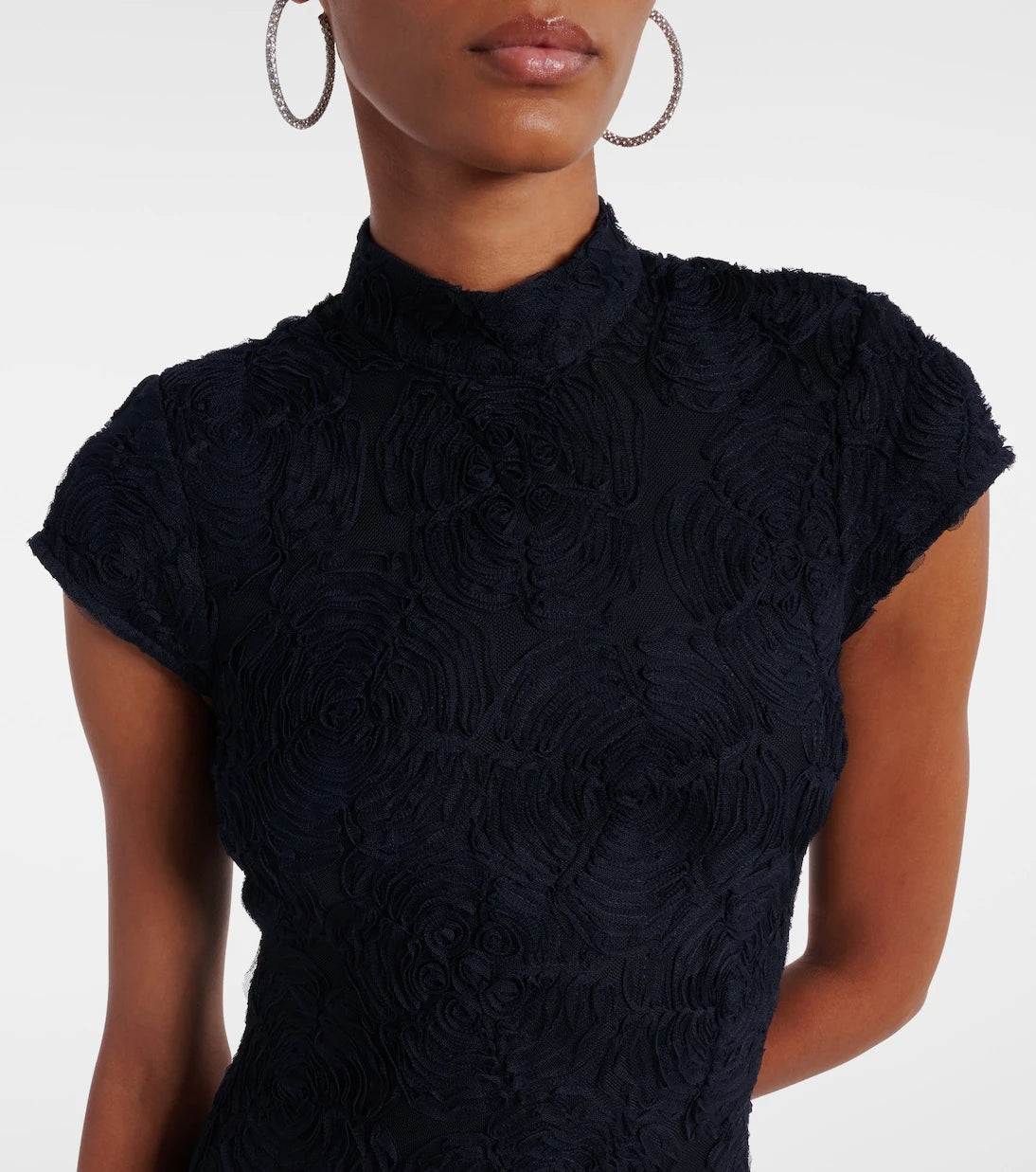 Rotate - Floral mesh gown