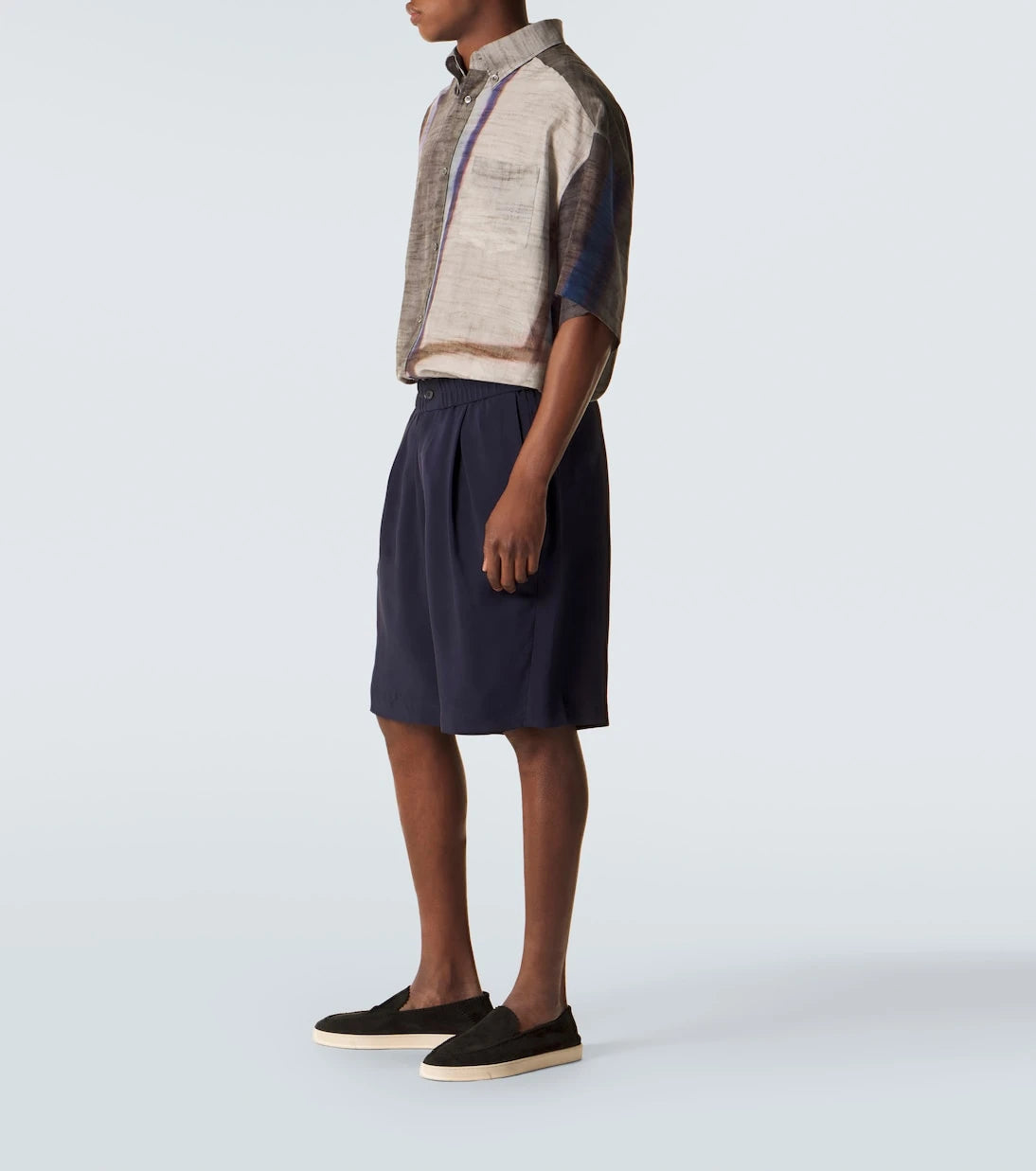 Giorgio Armani - Natté Bermuda shorts