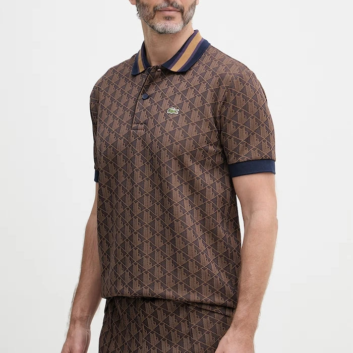 Lacoste тениска с яка мъжка