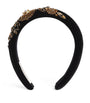 Jennifer Behr Gold Embellished Stenaya Headband