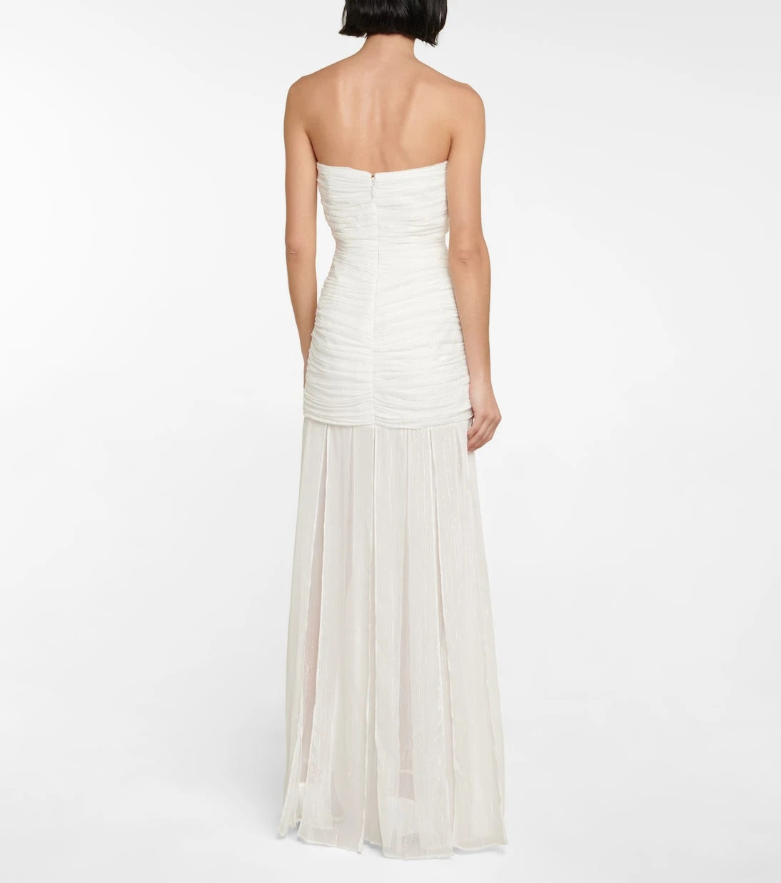 Rotate - Bridal Leia ruched maxi dress