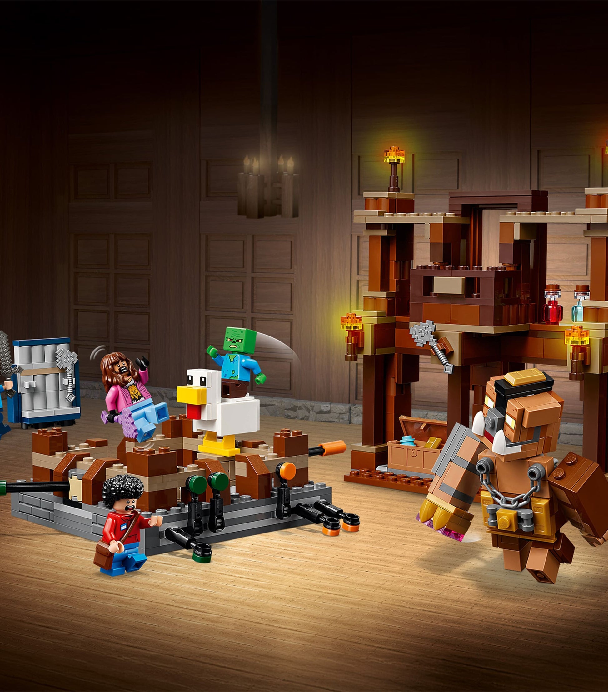 Minecraft Woodland Mansion Fighting Ring 21272