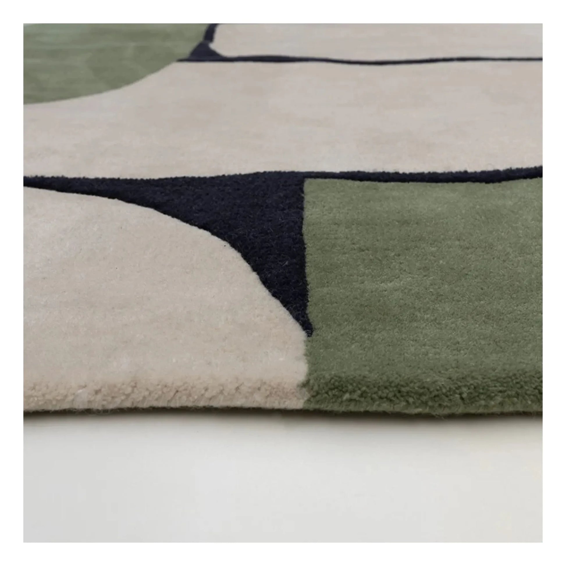 Edito - Strada Hand-Tufted Carpet  | Blue Green