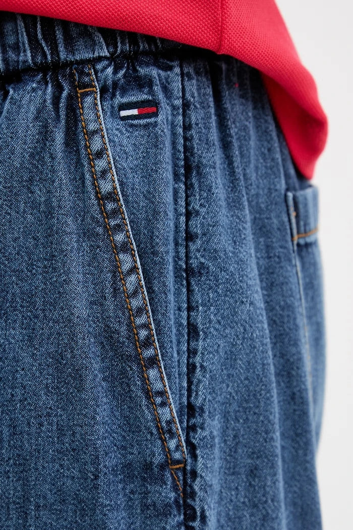 Tommy Jeans панталон дамски от памук