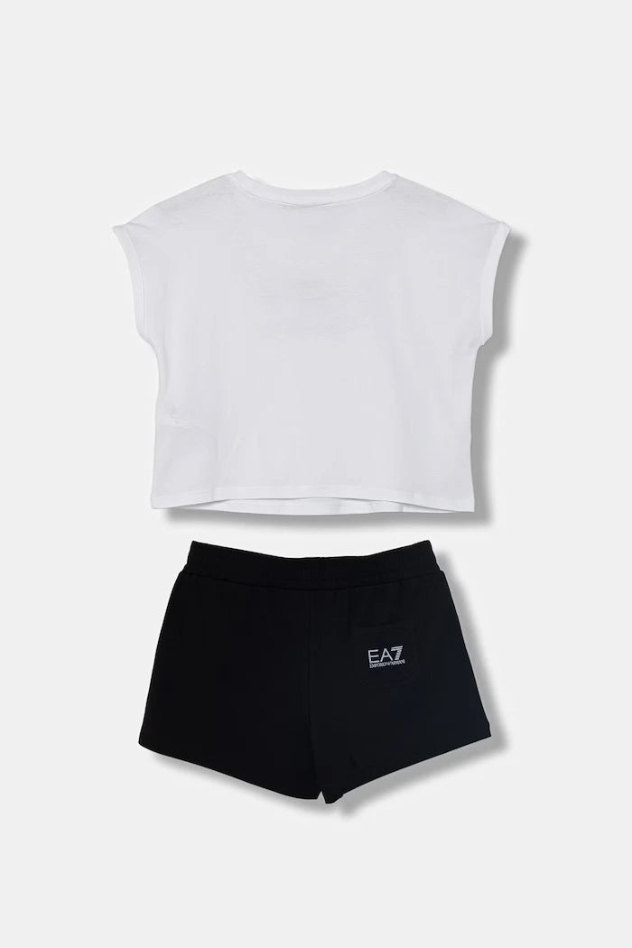 EA7 Emporio Armani çocuklar için pamuklu spor takım