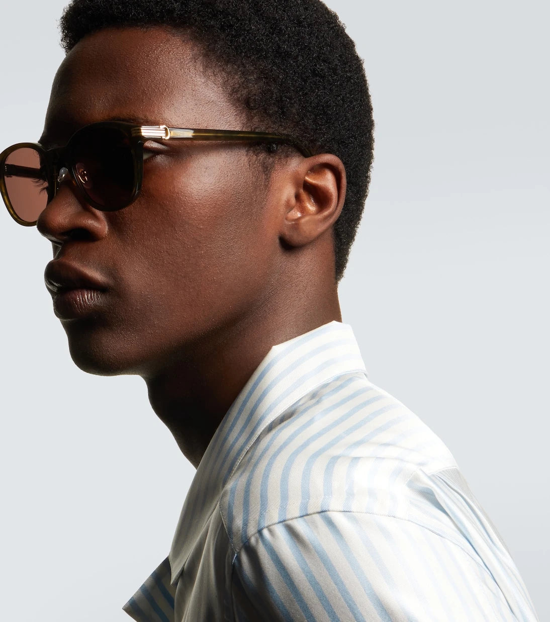 Cartier Eyewear Collection - Tortoiseshell aviator sunglasses