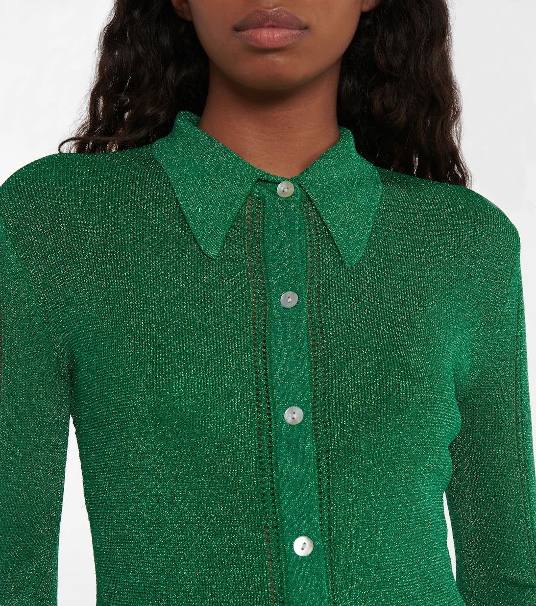 Dodo Bar Or - Metallic knit top