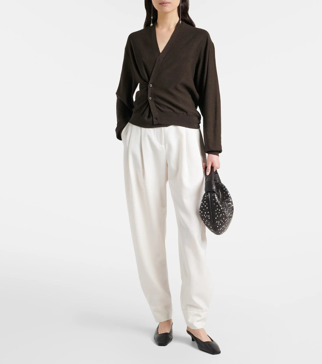 Lemaire - Twisted wool-blend cardigan