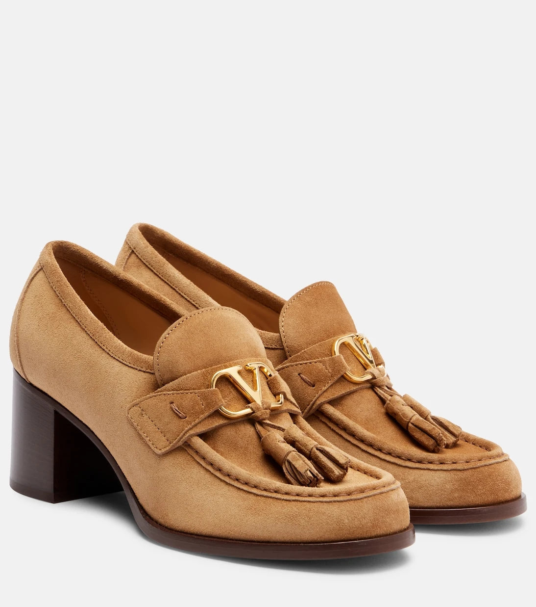 Valentino Garavani - VLogo 60 suede loafer pumps