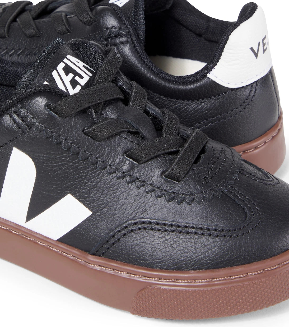 Veja Kids - Volley leather sneakers
