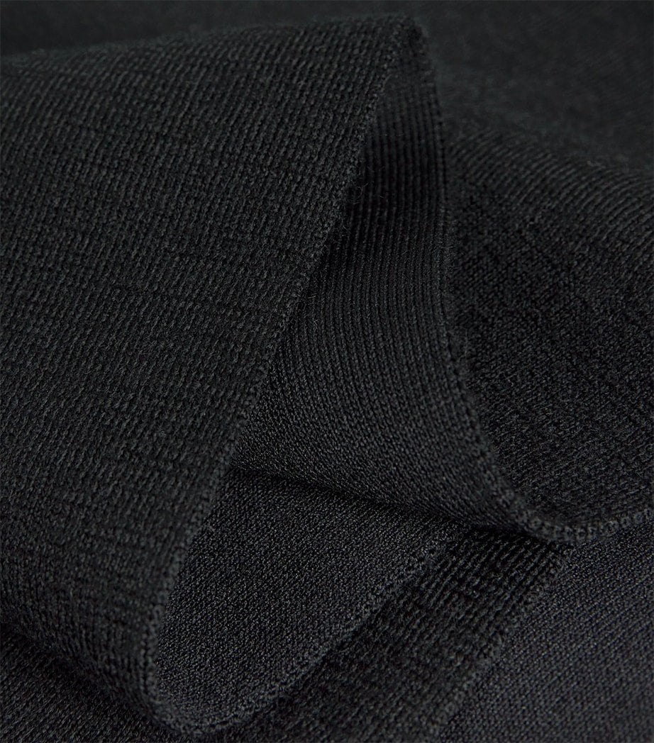 Claudie Pierlot Black Knitted Mini Dress