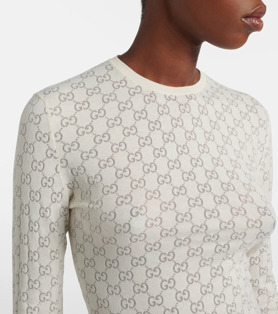 Gucci - GG cotton-blend devoré T-shirt