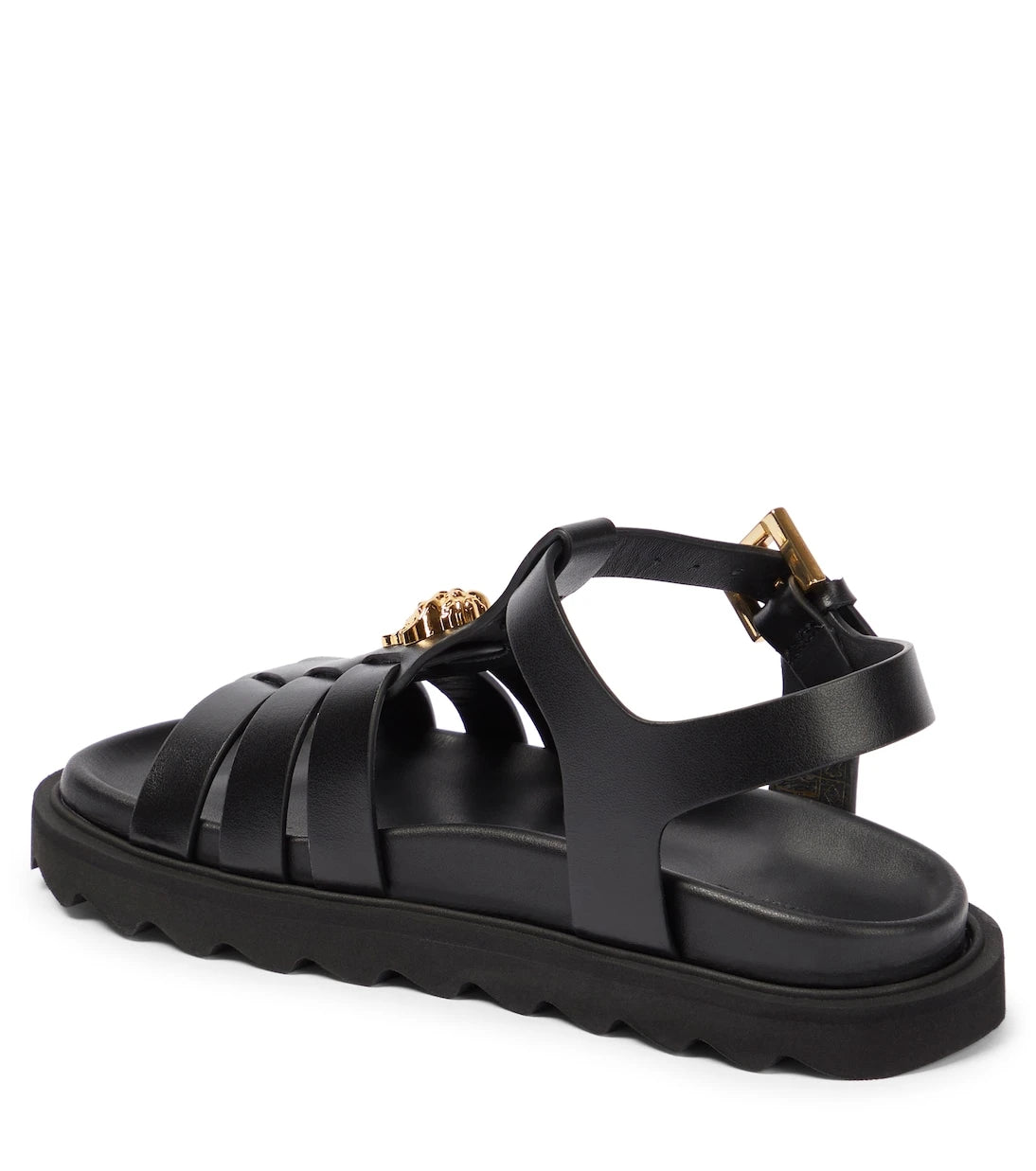 فيرساتشي كيدز - صنادل جلد لاميدوسا
