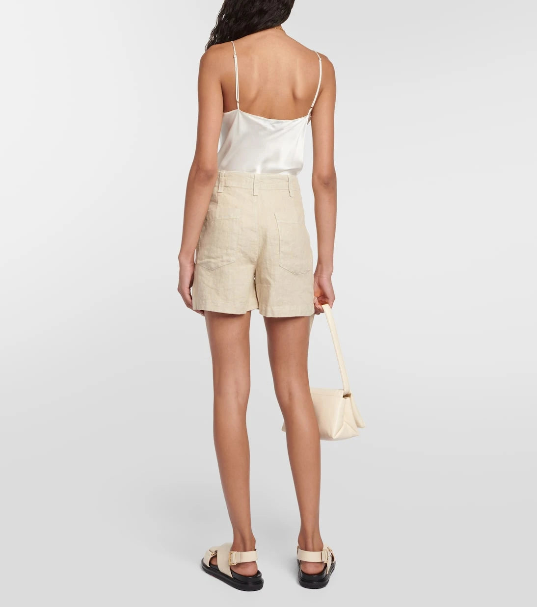 Velvet - Fallon linen shorts